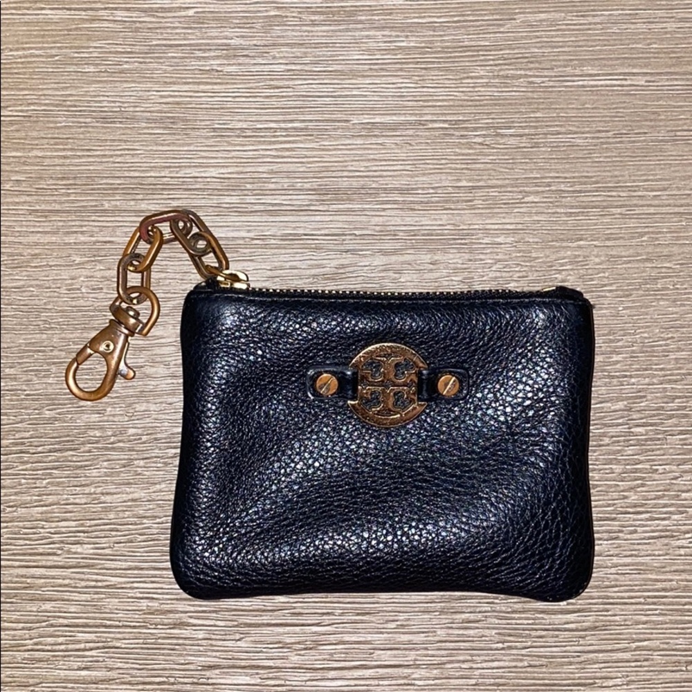 Tory Burch leather coin purse w/zipper